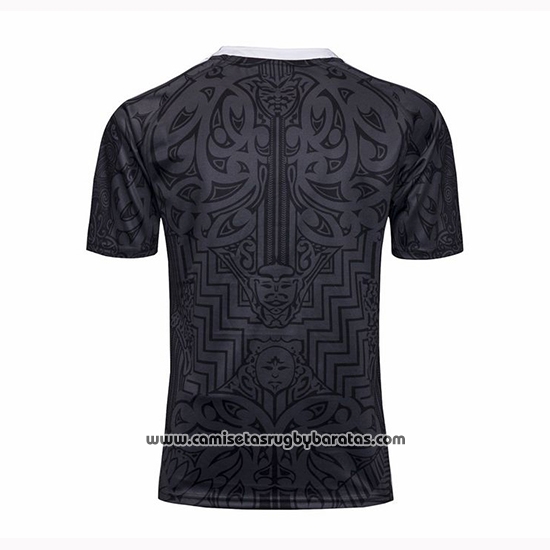 Camiseta Nueva Zelandia All Blacks Maori Rugby 100th Conmemorative